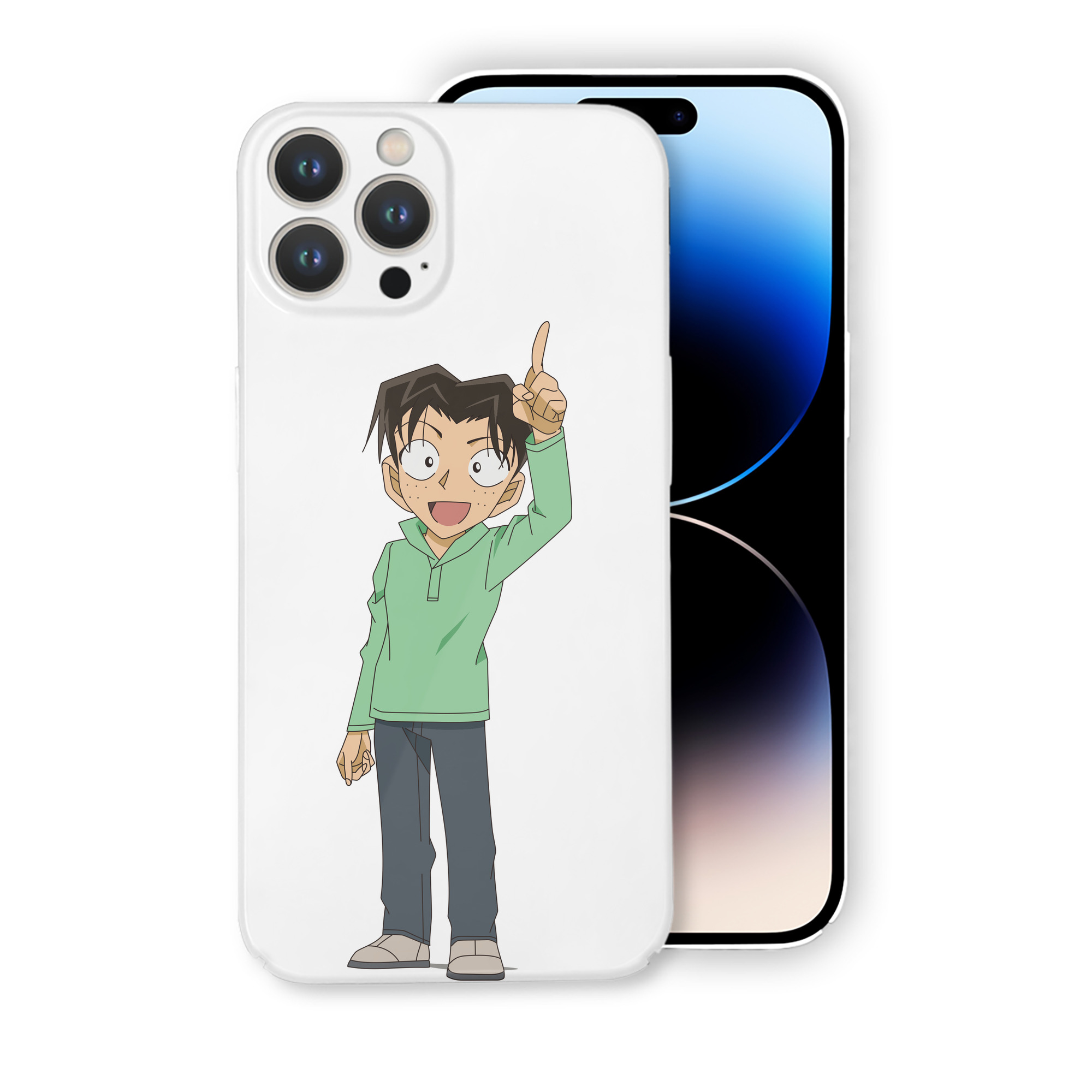 （画像用） 名探偵コナン 円谷 光彦 つぶらや みつひこ Detective Conan Mitch Tennyson 【iPhone 14シリーズ対応】ハードケース